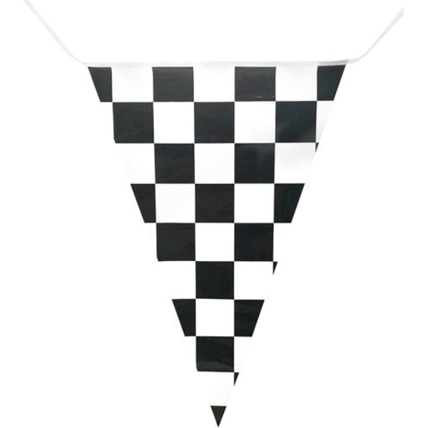 Rutiga flaggfestartiklar Banner Racing Rutiga flaggbanner 48 stycken