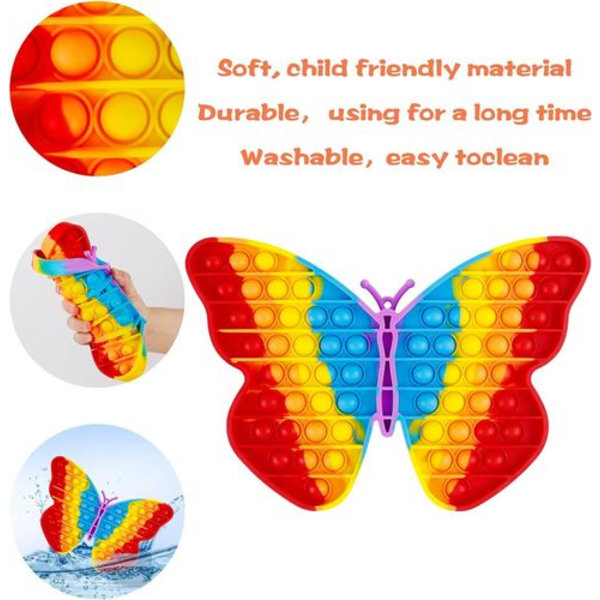 Stor storlek Push Popper It Cute Fidget Pop Pops Sensory,