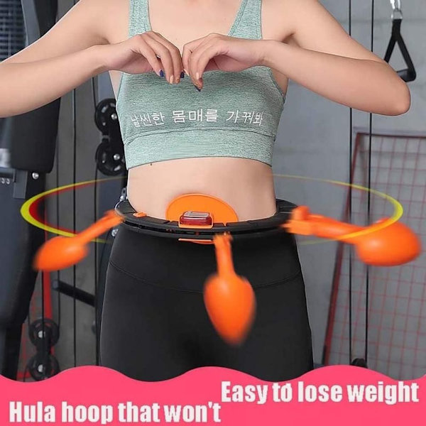 Hula Hoop med automatisk tælling, justerbar slankeøvelse