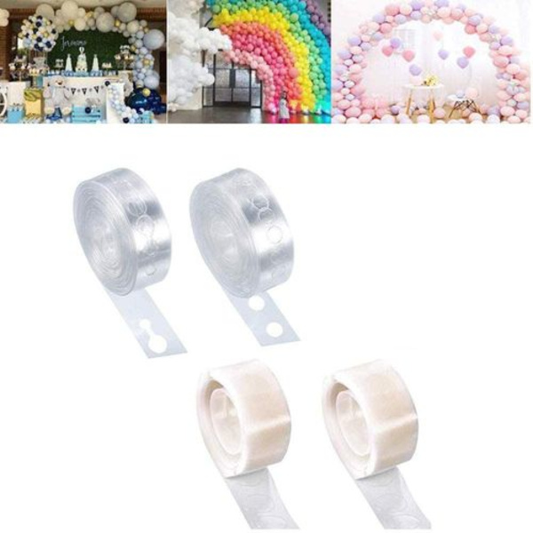 Ballongbåge Girlang Dekoration Strip Kit 2 Rullar Ballongband Remsor