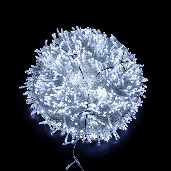 100M 600 LED-valosarja ulkoilmakarnevaalihäät sisäpuutarhavalaistus pure white 100M-600 LED lights