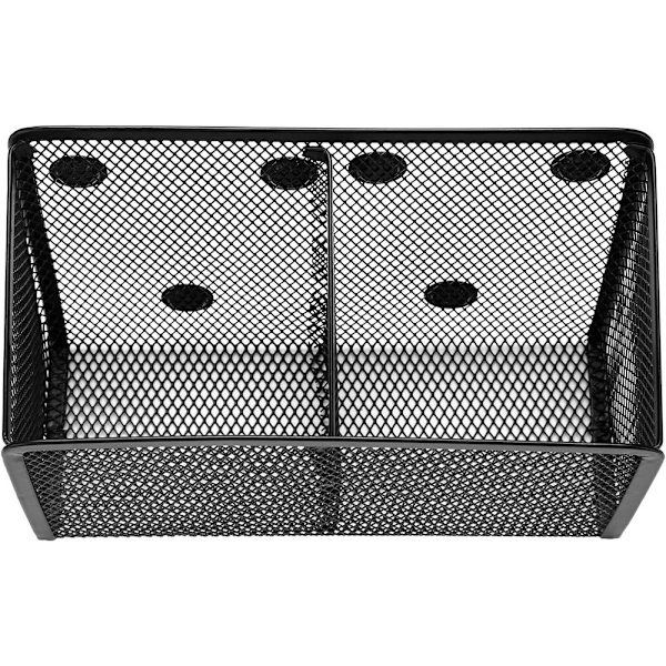 Magnetisk penneholder, 2 rum, mesh rustfrit stål, 2 rum