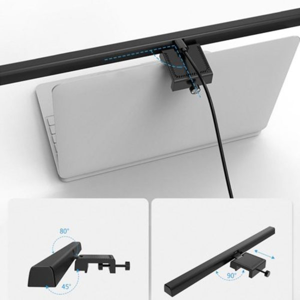 Quntis tietokoneen näytön USB LED-lamppu kosketusohjauksella, sinisen valon esto,