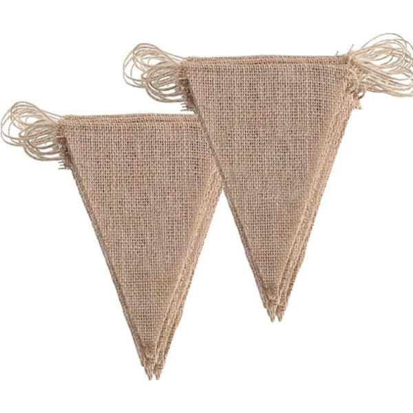 DAHI vimpelkedja 2 st vintage vimpelbanderoll vimpelgirlang med 48 st