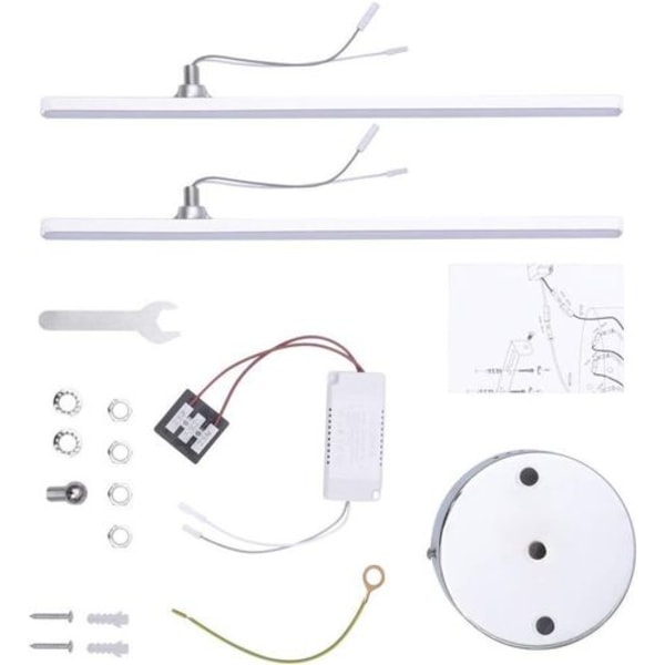 LED-taklampa, 14W modern parallell strip design tak