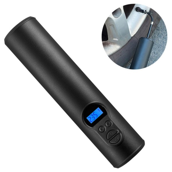 Sähköinen digitaalinen rengaspumppu 2000mAh akulla, 120PSI polkupyörän ilmapumppukompressori