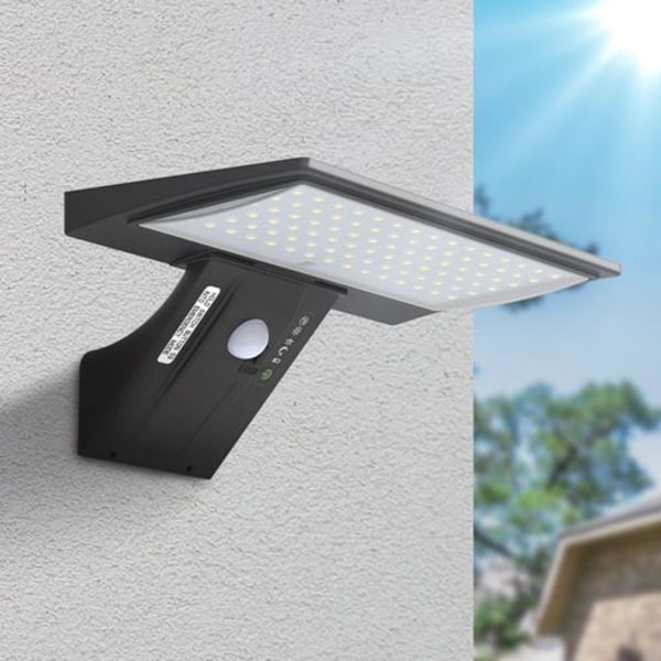 Solcellelys for utendørs natur, LED utendørs solcellelampe, superlys