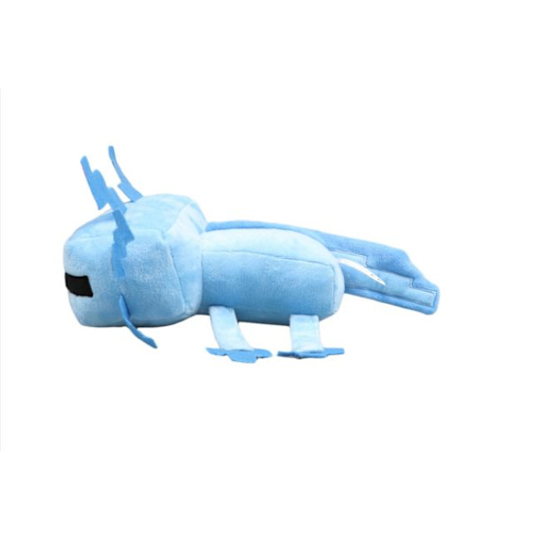 Minecraft Plys Legetøj Salamander Blød Plysdyr 30cm - Blå