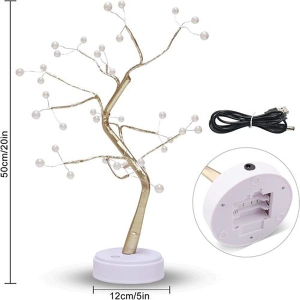 LED-skrivebordslampe for barn - nattbordslampe med penneholder