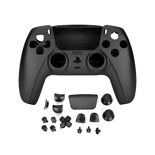 Suitable for PS5 controller full shell cover panel decorative shell button handle shell replacement button DIY accessories BLACK