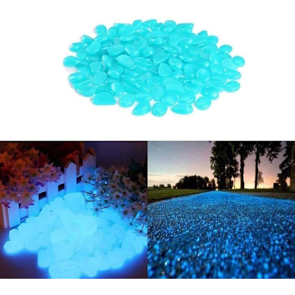 Ljusstenar, lysande stenar, lysande stenar, dekorativa stenar för trottoarer