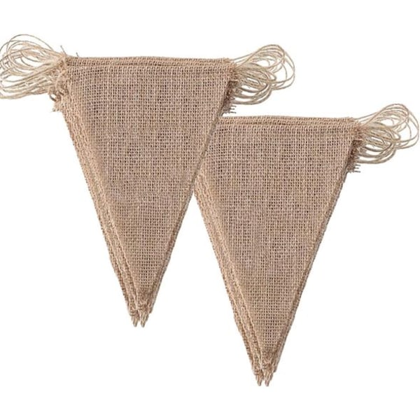 DAHI vimpelkedja 2 st vintage vimpelbanderoll vimpelgirlang med 48 st