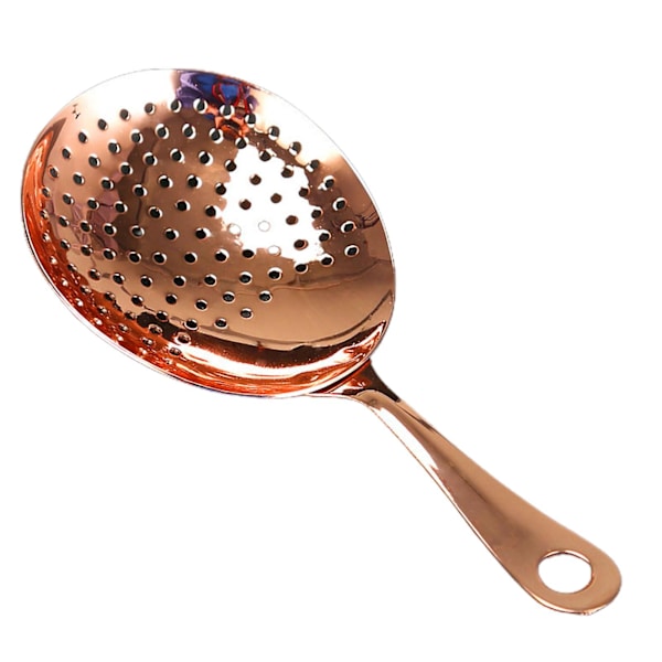 Julep Professionel Si, 304 Rustfrit Stål Ergonomisk Håndtag Cocktail Si Ske Køkkenredskaber (Rose Gold)