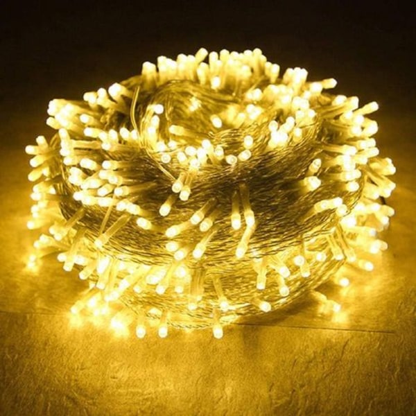 100M 1000 LED Jul LED String Lights Utendørs Fairy Garland Holiday