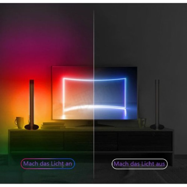 Yabtf Smart LED-ljuslist, RGB TV-bakgrundsbelysning