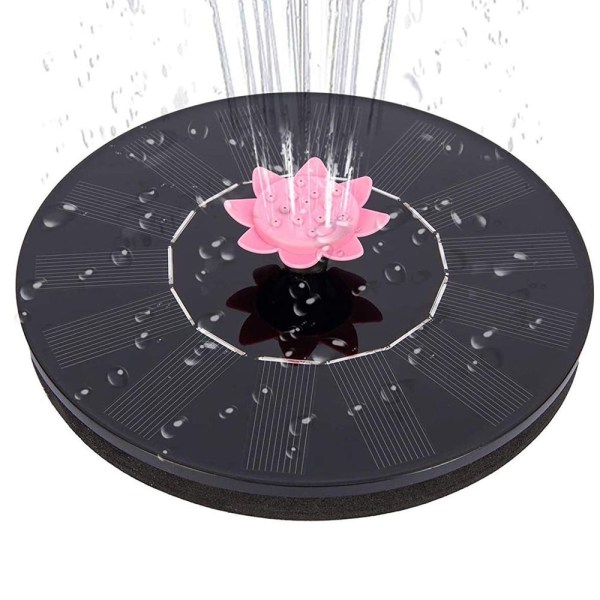 Solar fountain solar pond pump with 5 effects solar fountain, solar fountain