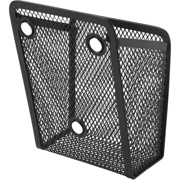 Magnetisk Penneholder 2 Rum Mesh Rustfrit Stål Rektangulær Penneholder Pakke med 2