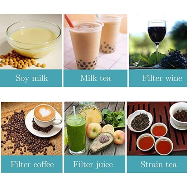 3 st Tyg sil,Mjölkpåse,filter juice Grönsaksmjölkspåse