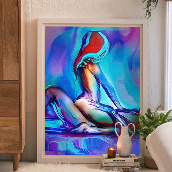 1 piece 40X50cm Colorful sexy men and women bedroom bedside