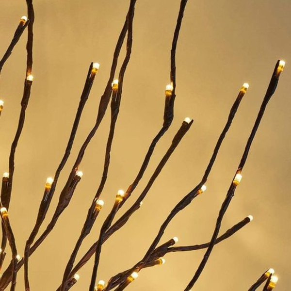 Set med 3 utomhus- och inomhusljus träd 60LEDs vattentäta ljusgrenar 76CM