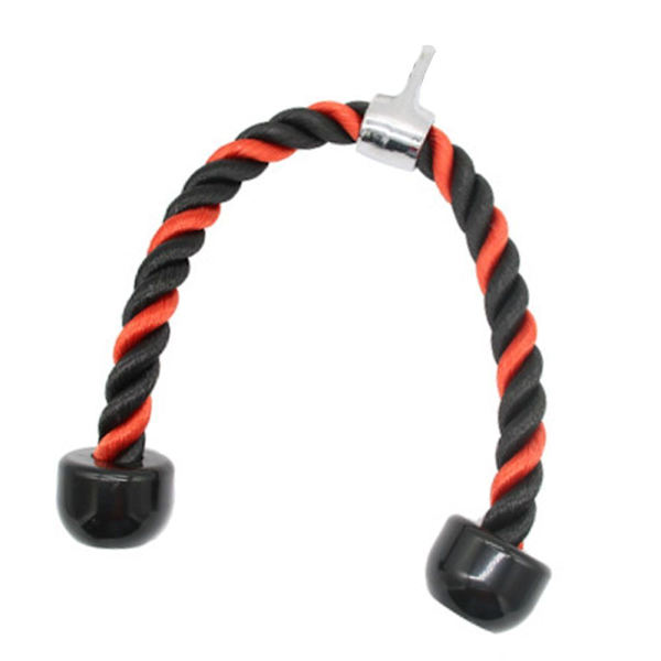 Nylon triceps reb, rød-sort, 70 cm