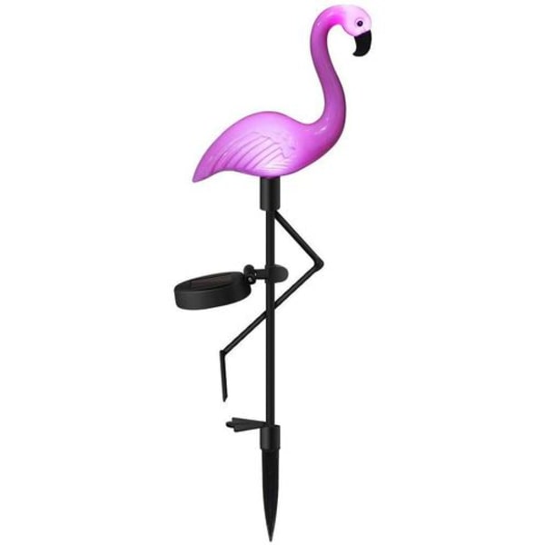 LED solcelledrevet hagelampe flamingo ugle plenlampe, vanntett