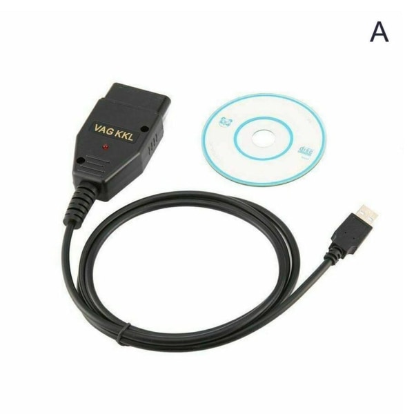 Bil OBD2 USB VAG-COM KKL 409.1 Interfacekabel Bil Audi For VW
