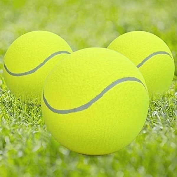 Stor Tennisbold, 24cm kæledyr Tennisbold, Stor oppustelig