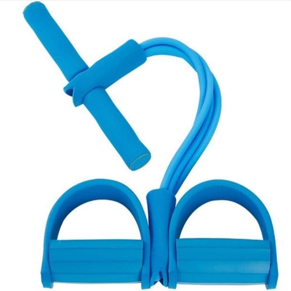 Pedalmotståndsband, elastiskt sit-up-band, 4-rörs dragrep,