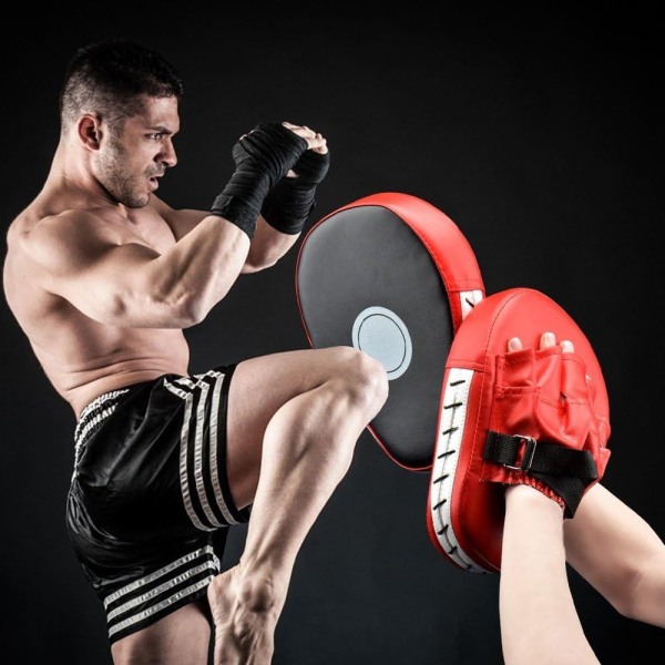 Hånd pads kickboxing boksning, pads træner pads forhåndsbuede coaching til