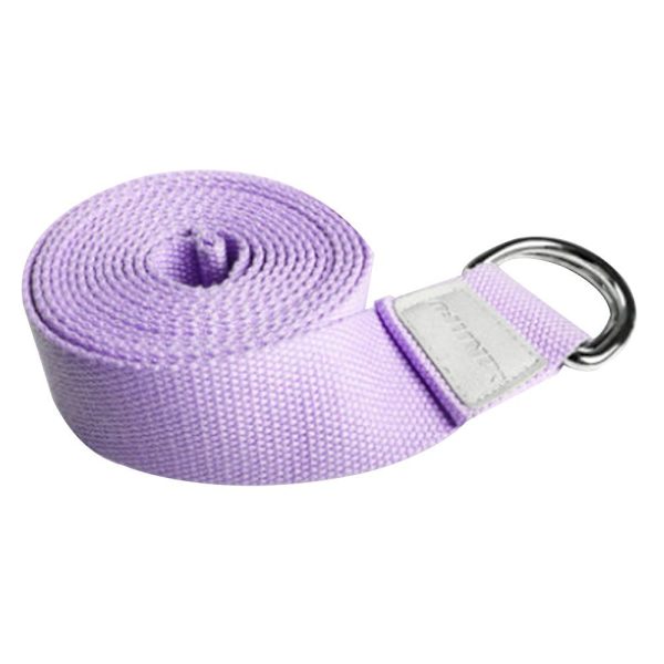 Yogastrækbånd, Pilates fysioterapi strækbånd lilla 183 * 3.8cm