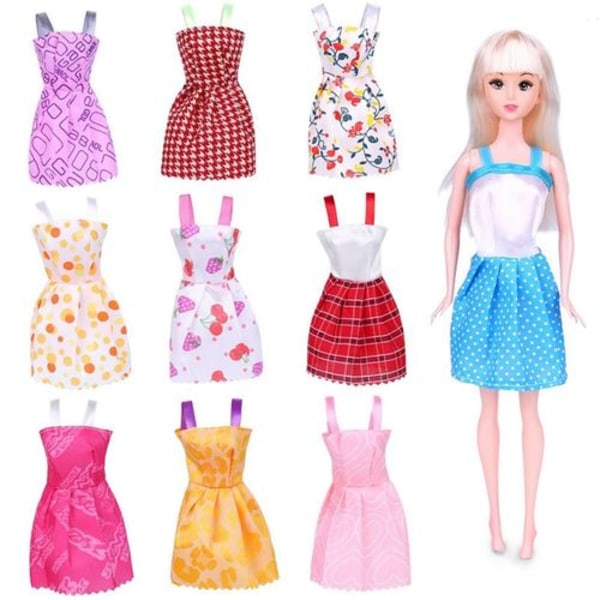 88 deler elementer for Barbie dukker kjoler sko smykker klær sett