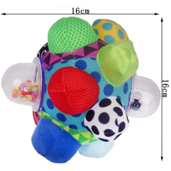 Baby Barn Rattla Utveckling Bumpy Ball Rattla Leksak Baby Hand Catch Sense Sen