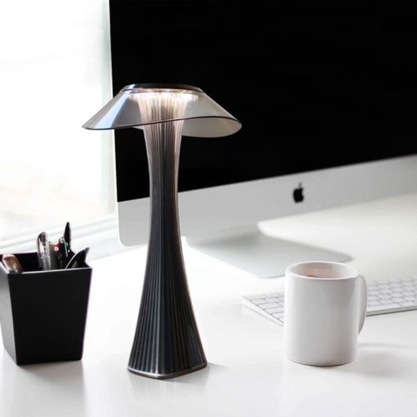 Designer Bordlampe Genopladelig Touch LED Bordlampe - Dæmpbar Titanium USB Night