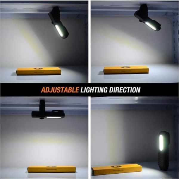 shenkey Oppladbar LED arbeidslys, superlys LED arbeidslys 5W 380