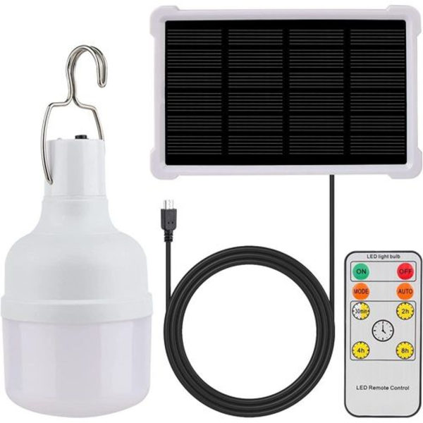 2-pack solcellslampor, TechKen solcellslampa LED-lampa bärbar solcellslampa