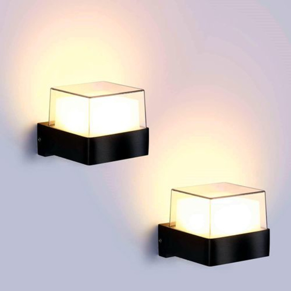 5W LED-ulkoseinävalaisimet, vedenpitävä seinävalaisin, lämmin valkoinen