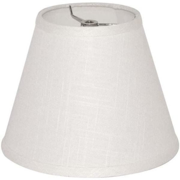 Medium lampeskærm, cylindrisk stof lampeskærm til bordlamper og Ste