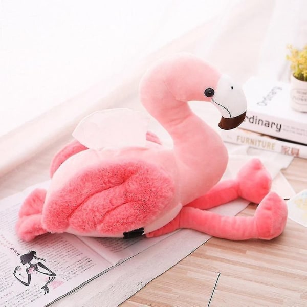 1 stk. Pink Flamingo Tissue Box Cover