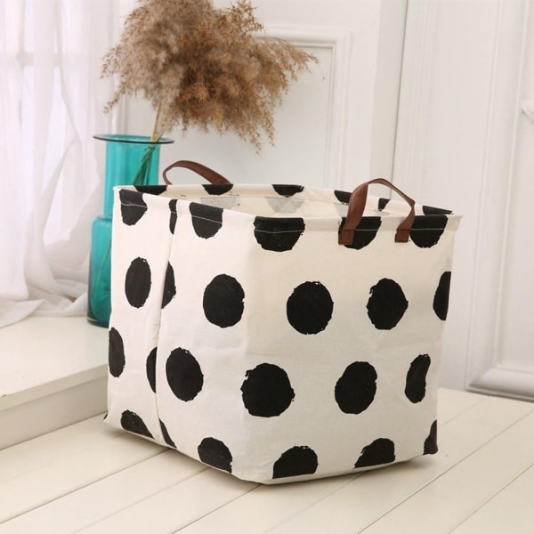 Foldable children's storage baskets laundry hamper storage box