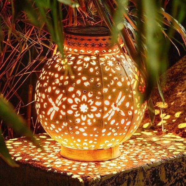 Solcellelykt for utendørs, LED-lykter for utendørs, solcellelamper for utendørs