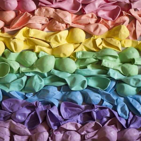 Pastel Balloner Pakke med 100 Tykke Latex Balloner til Festdekoration,