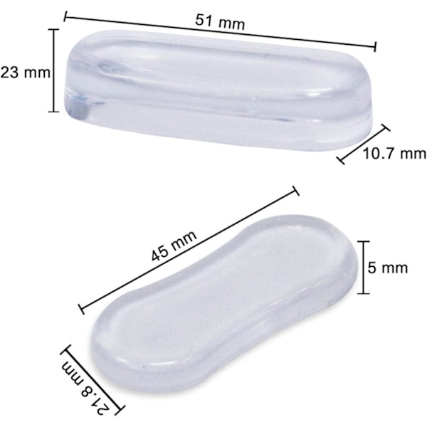 5 st (transparent) toalettstolsskydd - toalettstolsskydd