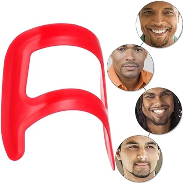 4 stk. Trim Beard Comb Beard Skabelon til mænd Beard Shaping Tool
