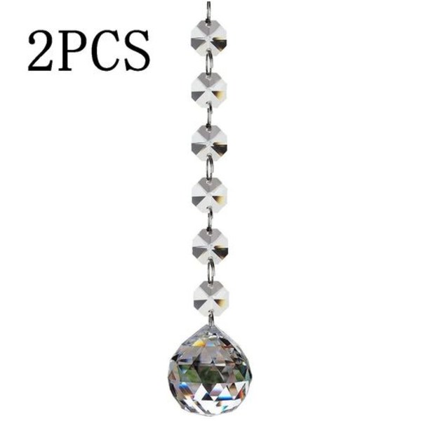 120 mm krystalglas kugle lysekrone prismer vedhæng dele perler