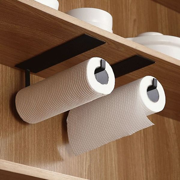 Rustfrit håndklædeholder, slagfri toiletrulleholder, frisk filmholder, Han