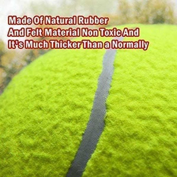 Stor tennisboll, 24 cm tennisboll för husdjur, stor uppblåsbar