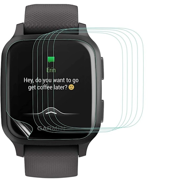6 kpl näytönsuojia, jotka sopivat Garmin Venu Sq- ja Garmin-laitteisiin
