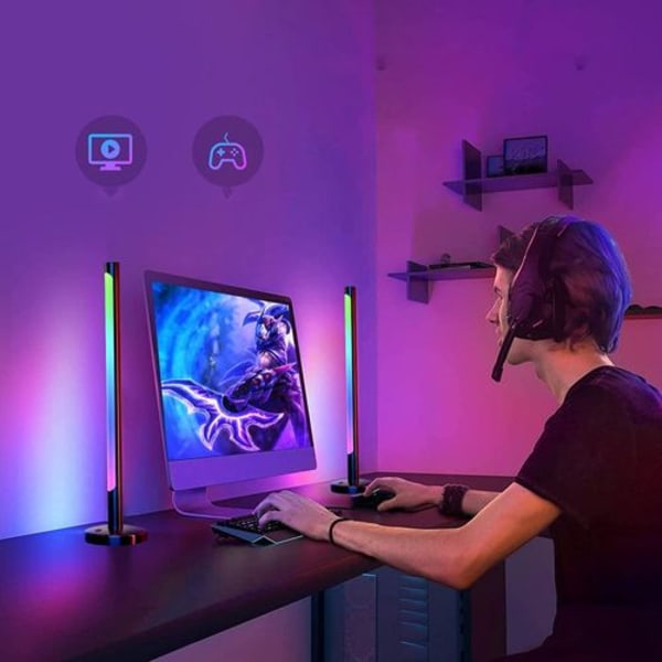 Yabtf Smart LED Lysbjælke, RGB TV Ambient Lampe Baggrundsbelysning