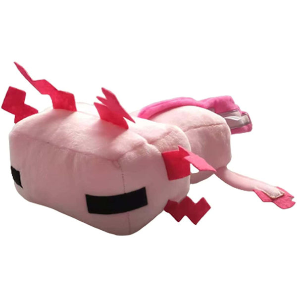 Minecraft Plys Legetøj Salamander Blød Plysdyr Dukke - Pink Salamander 30cm